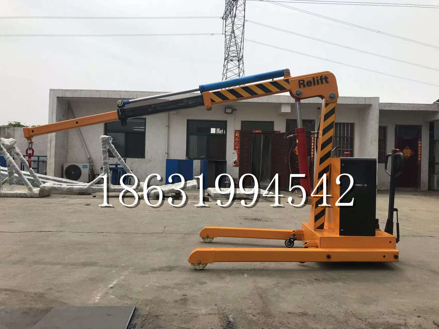 浑江区久征定做3吨三轮随车吊 农用园林绿化移树吊 平板工程用小吊机